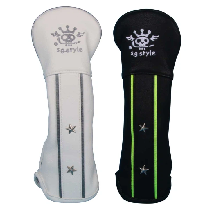 Skull Golf PU Wood Club Headcover Skull Golf PU Wood Club Headcover